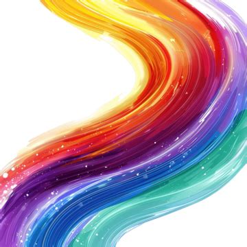Abstract Art Design With Rainbow, Rainbow, Abstract, Art PNG Transparent Image and Clipart for ...