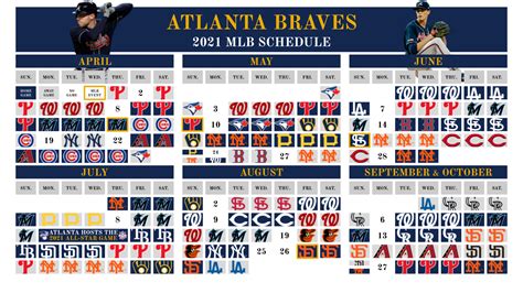 I put together a 2021 Braves schedule wallpaper (1366x768) : r/Braves