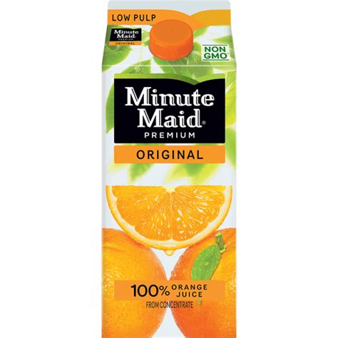 Minute Maid Orange Juice Carton, 59 fl oz | Orange | FairPlay Foods