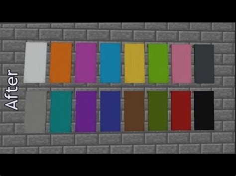 Minecraft 1.12 News: New Banner Colors - YouTube