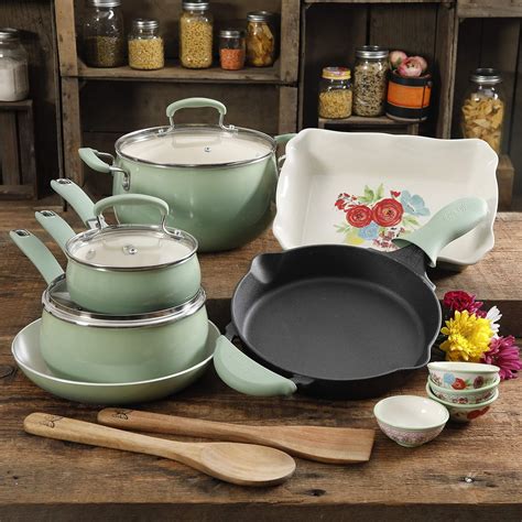 Best pioneer woman speckled non stick cookware set - The Best Home