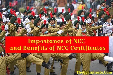 Importance of NCC and Benefits of NCC Certificates - The Germinate