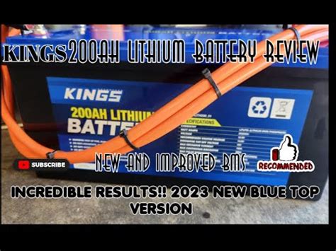 200AH Kings Lithium Battery Review - YouTube