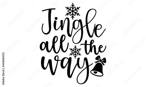 Jingle all the way SVG, Christmas SVG Bundle, Funny Christmas Quotes, Winter svg, Santa SVG ...