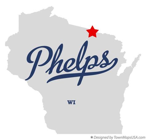 Map of Phelps, WI, Wisconsin