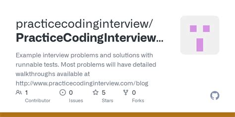 GitHub - practicecodinginterview/PracticeCodingInterview.com: Example interview problems and ...