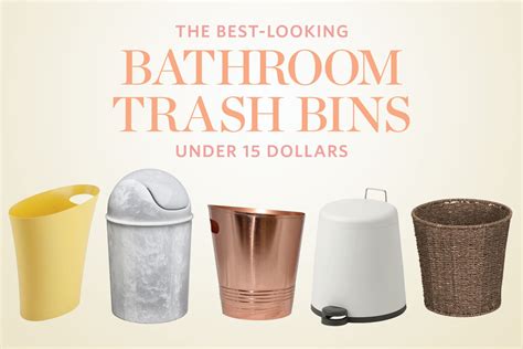 The Best-Looking Bathroom Trash Cans Under $15 | Apartment Therapy