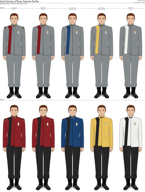 [Discovery] Starfleet 32nd Century Duty Uniforms by etccommand on DeviantArt