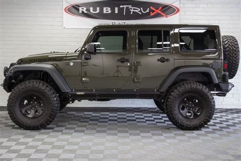 Pre-Owned 2016 Jeep Wrangler Rubicon Unlimited Tank Green | Jeep wrangler rubicon, Wrangler ...