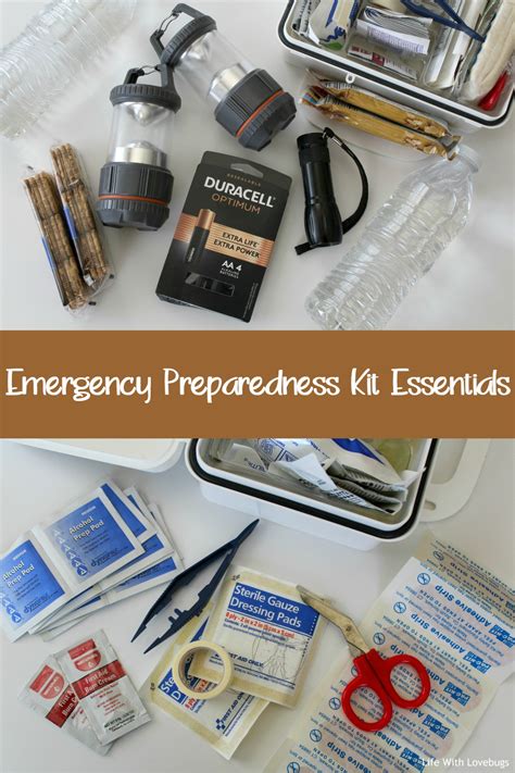 Emergency Preparedness Kit Essentials - Life With Lovebugs