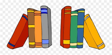 Bookshelves With Books Clipart Borders