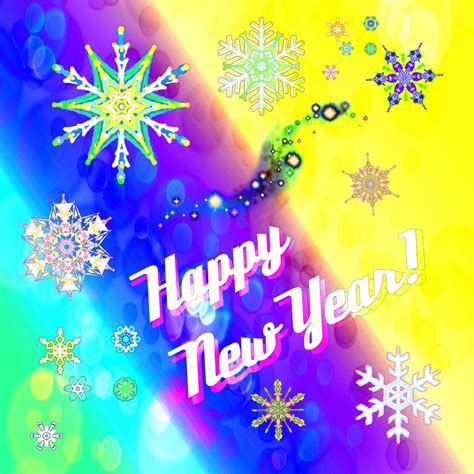 Postcard Happy New Year! Free Stock Photo - Public Domain Pictures