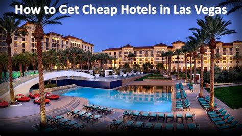 How to Get Cheap Hotels in Las Vegas | Best Time Book Vegas Hotels ...