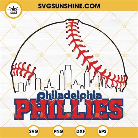 Phillies SVG, Baseball Team SVG, Philadelphia Phillies Baseball SVG PNG ...