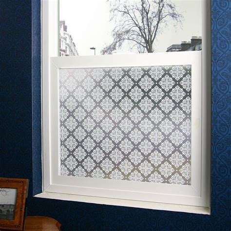 Damask Privacy Window Film | Etsy in 2020 | Window privacy, Window film privacy, Decorative ...