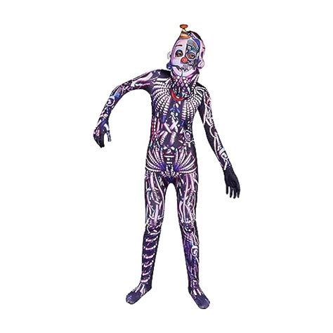 Brigcalki Five Nights Ennard Costume For Kids Boys Sister Location Jumpsuit Creepy Halloween ...