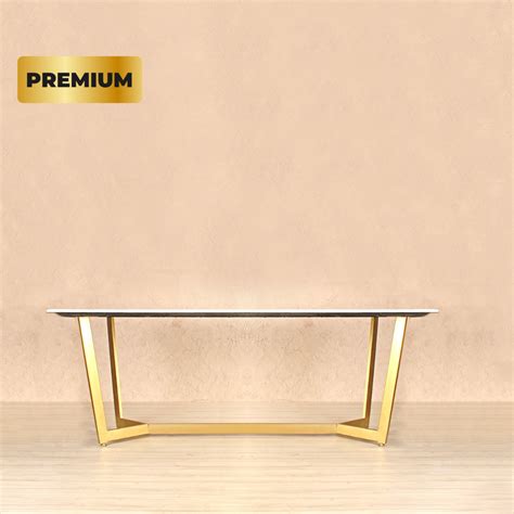 Buy Linden White Marble Dining Table at Lowest Price