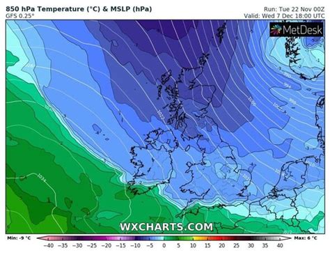 UK winter weather forecast: New maps show parts of Britain to by hit by snow in days | Weather ...