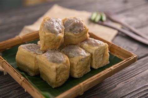 Traditional Indonesian Dishes Tahu Bakso Stock Photo - Image of appetizer, indonesian: 122288374