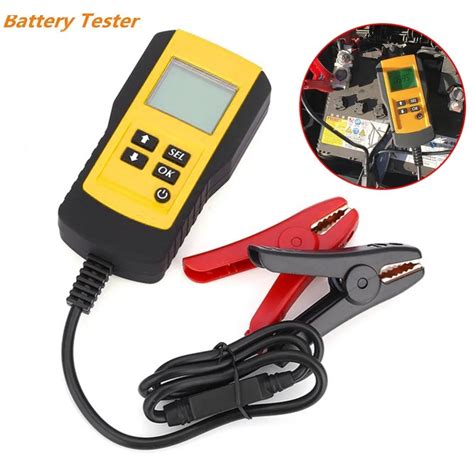 AE300 Professional High Accuracy Car Battery Analyzer Testing Tool 12V Vehicle Car Lead Acid ...