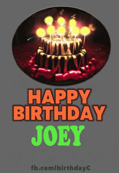 Happy Birthday JOEY gif | Birthday Greeting | birthday.kim