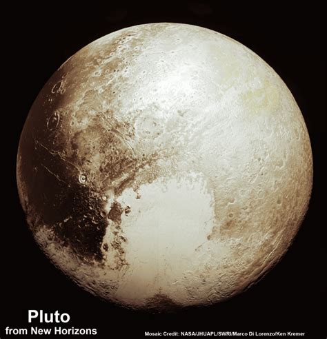 Global Pluto Mosaic From New Hi Res Imagery Reveals Bewildering ...