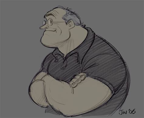 Sketch of Glen Keane by Jin Kim. | Character design animation, Concept art characters ...