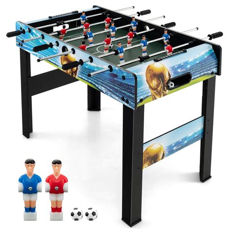 Goplus Foosball Table, 2-in-1 Tabletop & Freestanding Soccer Game Tabl ...