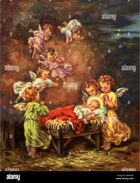 Baby jesus angels hi-res stock photography and images - Alamy