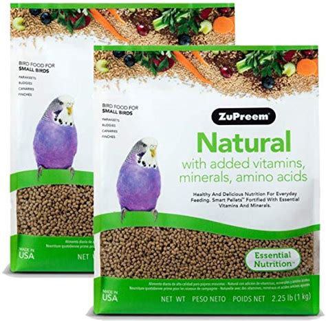 Budgie Food Pellets with Essential Vitamins, Minerals, Amino Acids ...