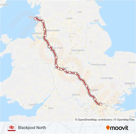 avanti west coast Route: Schedules, Stops & Maps - Blackpool North ...