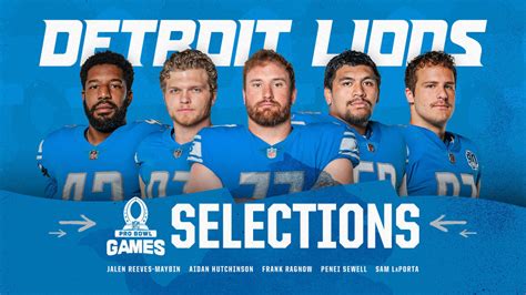 5 Detroit Lions named to 2024 Pro Bowl