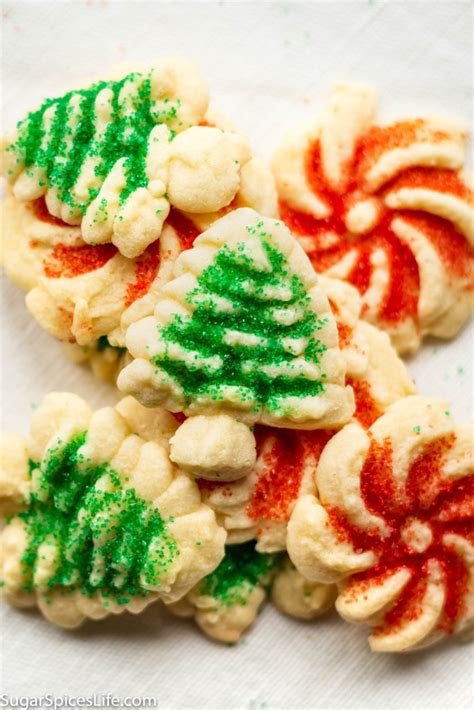 Cookie Press Cookies (Spritz Cookies) Recipe - Sugar Spices Life