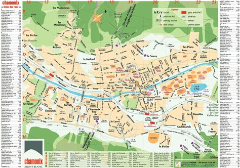 Chamonix town map - Ontheworldmap.com