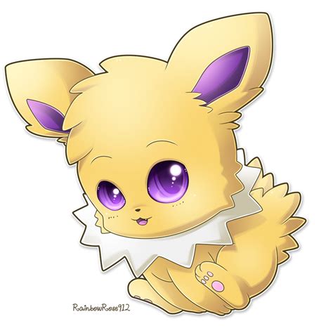 Chibi Jolteon by RainbowRose912 on DeviantArt