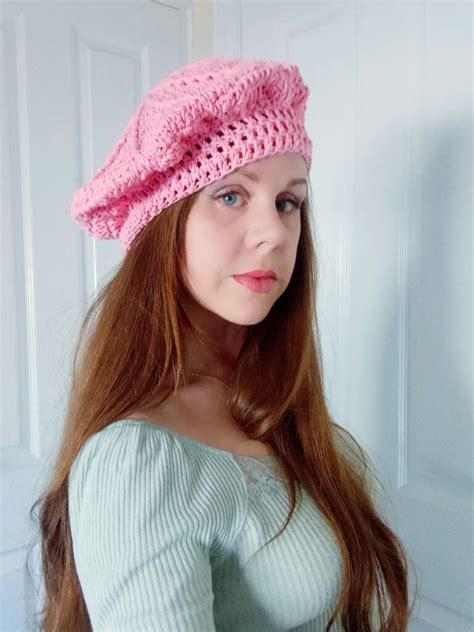 Crochet Textured French Beret Free Pattern