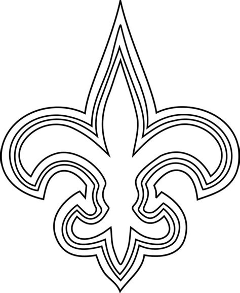 New Orleans Saints Logo Coloring Page - Free Printable Coloring Pages ...