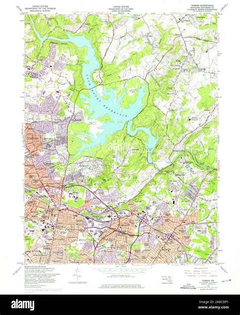 Map of towson hi-res stock photography and images - Alamy