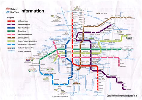 Osaka Subway Map | Explore the Metro Network of Osaka, Japan