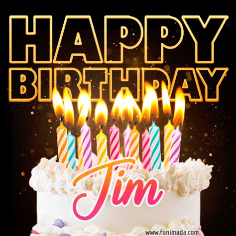 Happy Birthday Jim GIFs - Download on Funimada.com