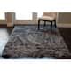 Faux Sheepskin Solid Shag Area Carpet Rug Dark Gray - 5' x 7' - On Sale - Bed Bath & Beyond ...