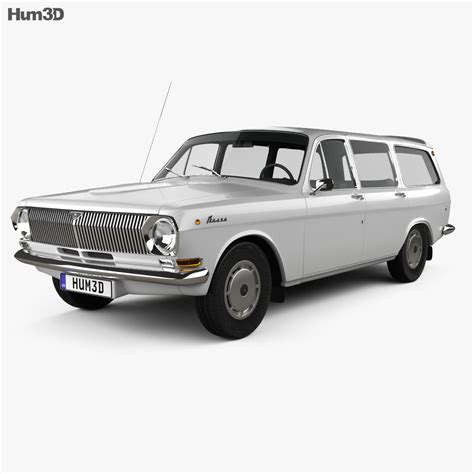 GAZ 24 Volga combi 2024 3Dモデル - ダウンロード Wagon car on 3DModels.org