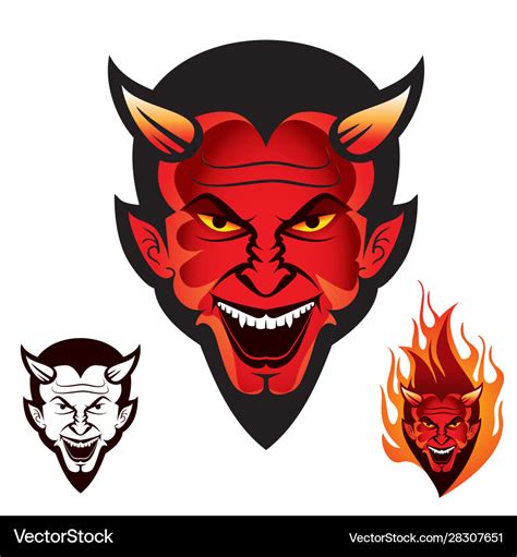 Diablo head logo Royalty Free Vector Image - VectorStock