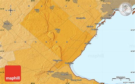 Political Map of Milton