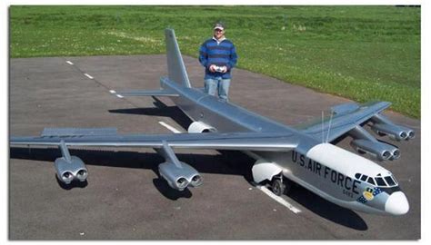 Gigantic Scale Radio Controlled B-52 with 22 foot wingspan weighing ...