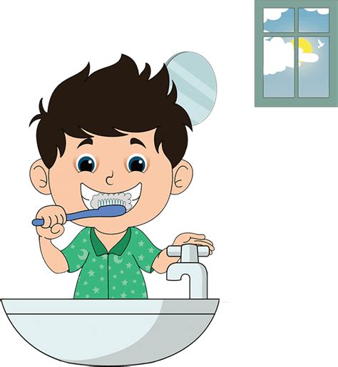 Download Brush Your Teeth= Self-respect - Cartoon Brush Your Teeth ...