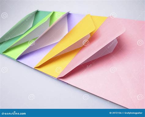 Colored envelopes stock photo. Image of birthday, cards - 3972156