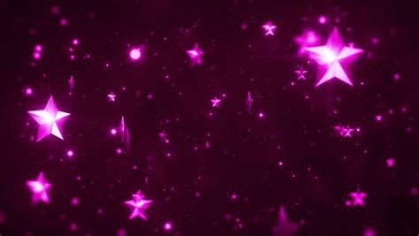 Retro Stars On Purple Night Sky Looping Abstract Animated Background ...