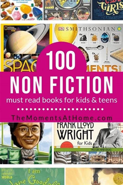 100 Must Read Non-Fiction Books for Kids