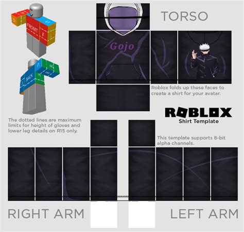 gojo roblox shirt specifically for my bf - ibisPaint